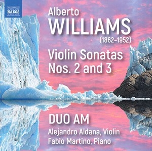 Williams Alberto - Violin Sonatas Nos. 2 & 3 ryhmässä CD @ Bengans Skivbutik AB (4301880)