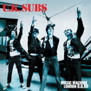 Uk Subs - Music Machine London 8/8/80 (Blue V ryhmässä VINYYLI @ Bengans Skivbutik AB (4302117)