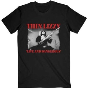 Thin Lizzy - Live & Dangerous (Large) Unisex T-Shirt ryhmässä BW-T-shirts @ Bengans Skivbutik AB (4302922)