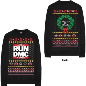 Run DMC - Holiday (Medium) Unisex Back Print Sweatshirt ryhmässä BW-T-shirts @ Bengans Skivbutik AB (4303379)