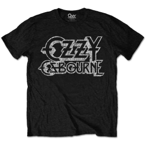 Ozzy Osbourne - Vintage Logo Uni Black T-Shirt ryhmässä BW-T-shirts @ Bengans Skivbutik AB (4303405)