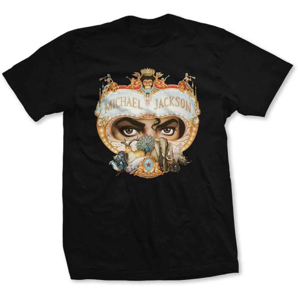 Michael Jackson - Dangerous Uni Bl T-Shirt ryhmässä MERCHANDISE / T-paita / Pop-Rock @ Bengans Skivbutik AB (4303491r)