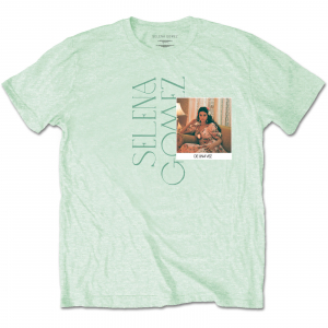 Selena Gomez - Polaroid (X-Large) Unisex Green T-Shirt ryhmässä -Start Merch @ Bengans Skivbutik AB (4304065)