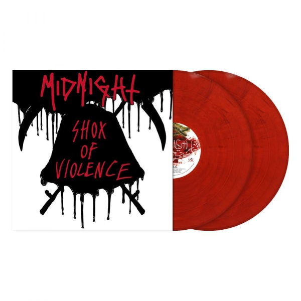Midnight - Shox Of Violence (2 Lp Red Marbled ryhmässä VINYYLI / Hårdrock/ Heavy metal @ Bengans Skivbutik AB (4306337)