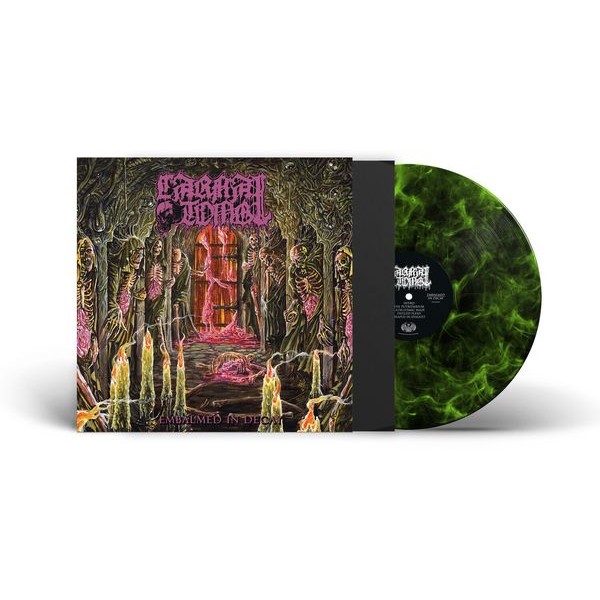 Carnal Tomb - Embalmed In Decay (Lime Marbled Vin ryhmässä VINYYLI / Hårdrock/ Heavy metal @ Bengans Skivbutik AB (4308278)