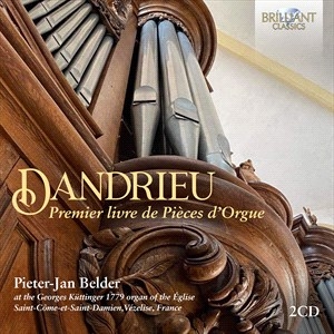 Dandrieu Jean-Francois - Premier Livre De Pieces D'orgue ryhmässä CD @ Bengans Skivbutik AB (4309332)
