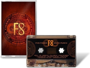 Five Finger Death Punch - F8 (Smoke Color Cassette) ryhmässä Minishops / Five Finger Death Punch @ Bengans Skivbutik AB (4310904)