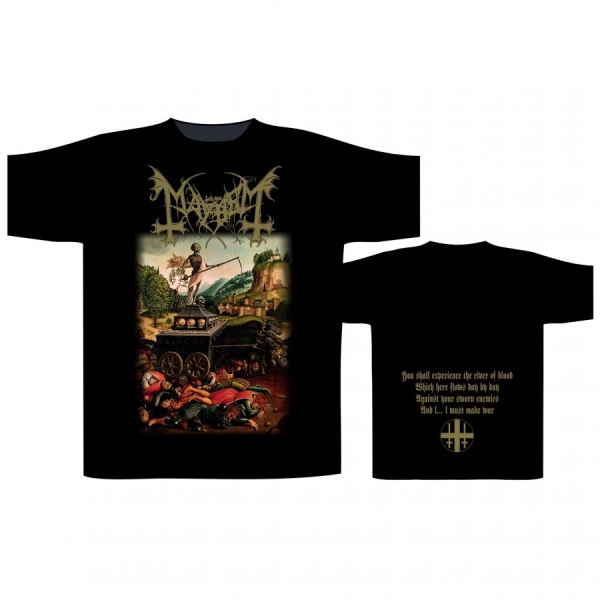 Mayhem - T/S River Of Blood (L) ryhmässä MERCH / Vaatteet / T-paidat @ Bengans Skivbutik AB (4313273)