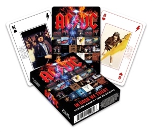Ac/Dc - In Rock We Trust Playing Cards ryhmässä Minishops / AC/DC @ Bengans Skivbutik AB (4315905)