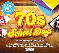Various artists - 70s School Days (5CD) ryhmässä CD @ Bengans Skivbutik AB (4324554)