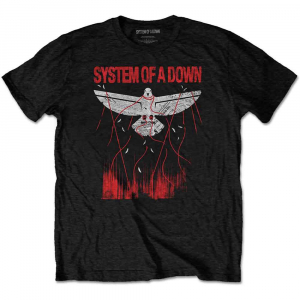System Of A Down - Dove Overcome Uni Bl T-Shirt ryhmässä MERCHANDISE / T-paita / Hårdrock @ Bengans Skivbutik AB (4355532r)