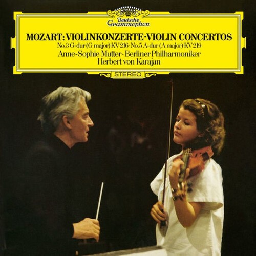 Wolfgang Amadeus Mozart - Violin Concertos 3 & 5 ryhmässä VINYYLI / Klassiskt @ Bengans Skivbutik AB (4365220)