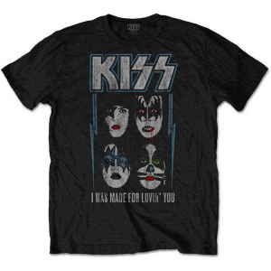 Kiss - I was made for loving you 3-4år ryhmässä BW-T-shirts @ Bengans Skivbutik AB (4379833)