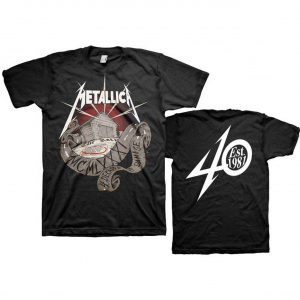 Metallica - Metallica Unisex T-Shirt: 40 - ryhmässä BW-T-shirts @ Bengans Skivbutik AB (4387300)