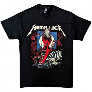 Metallica - Metallica Unisex T-Shirt: Enter Sandman  ryhmässä Övrigt /  @ Bengans Skivbutik AB (4387321)