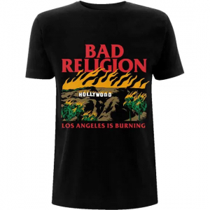 Bad Religion - Bad Religion Unisex T-Shirt: Burning Bla ryhmässä Minishops / Bad Religion @ Bengans Skivbutik AB (4399038)