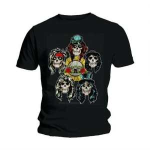 Guns N' Roses - Unisex T-Shirt: Vintage Heads (XX-Large) ryhmässä -Start Merch @ Bengans Skivbutik AB (4400645)