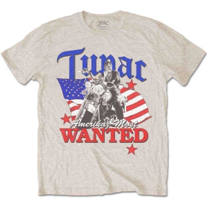 Tupac - Tupac_Most Wanted_Uni_Sand_Ts:   (L) ryhmässä -Start Tshirt @ Bengans Skivbutik AB (4400811)