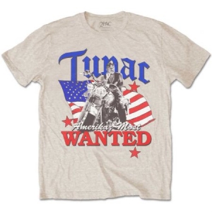 Tupac - Unisex T-Shirt: Most Wanted (X-Large) ryhmässä MK Test 4 @ Bengans Skivbutik AB (4400814)