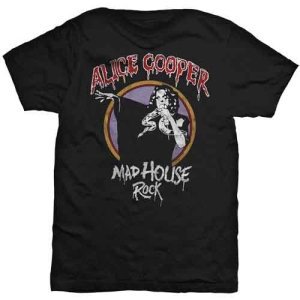 Alice Cooper - Mad House Rock Uni Bl     (L) ryhmässä -Start Tshirt @ Bengans Skivbutik AB (4400832)