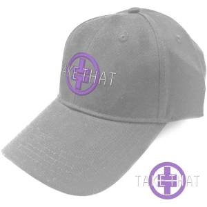 Take That - Logo Grey Baseball C ryhmässä -Start Merch @ Bengans Skivbutik AB (4400855)