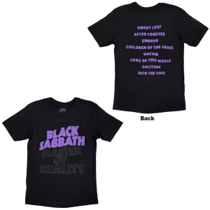 Black Sabbath - Masters Of Reality Album Uni Bl T-Shirt ryhmässä BW-T-shirts @ Bengans Skivbutik AB (4400863)