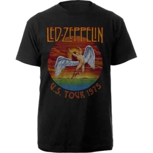 Led Zeppelin - Usa Tour 75 Uni Bl T-Shirt  (XL) ryhmässä -Start Tshirt @ Bengans Skivbutik AB (4401001)