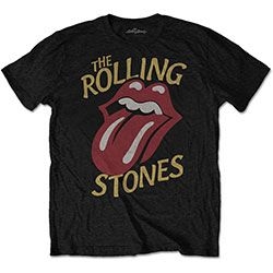 The Rolling Stones - Unisex T-Shirt: Vintage Typeface (XX-Lar ryhmässä Minishops / Rolling Stones @ Bengans Skivbutik AB (4401025)