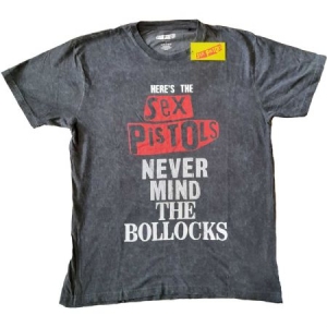 The Sex Pistols - Unisex T-Shirt: NMTB Distressed (Wash Collection) (Medium) ryhmässä MK Test 4 @ Bengans Skivbutik AB (4401227)