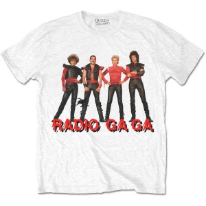 Queen - Radio Ga Ga Uni Wht T-Shirt  (2XL) ryhmässä -Start Tshirt @ Bengans Skivbutik AB (4401284)