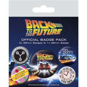 Badge Pack - Delorean - Badge Pack ryhmässä MERCH @ Bengans Skivbutik AB (4401368)