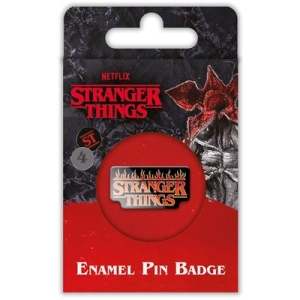 Stranger Things - Fire Logo Enamel Pin ryhmässä Minishops / Stranger things @ Bengans Skivbutik AB (4401393)