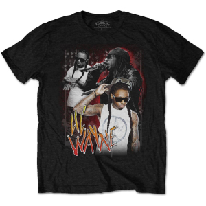Lil Wayne - LIL WAYNE UNISEX T-SHIRT: 90S HOMAGE (L) ryhmässä Minishops / Lil Wayne @ Bengans Skivbutik AB (4403240)