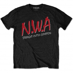 N.W.A - N.W.A UNISEX T-SHIRT: STRAIGHT OUTTA COM ryhmässä BW-T-shirts @ Bengans Skivbutik AB (4403248)