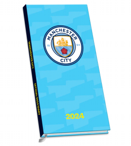Manchester City Fc - Manchester City Fc 2024 Slim Diary ryhmässä -Start Merch @ Bengans Skivbutik AB (4406373)