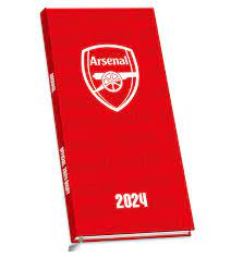 Arsenal Fc - Arsenal Fc 2024 Slim Diary ryhmässä -Start Merch @ Bengans Skivbutik AB (4406375)