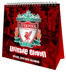 Liverpool Fc - Liverpool Fc 2024 Desk Easel ryhmässä -Start Merch @ Bengans Skivbutik AB (4406380)