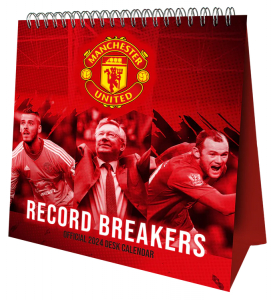 Manchester United Fc - Manchester United Fc 2024 Desk Easel ryhmässä -Start Merch @ Bengans Skivbutik AB (4406382)