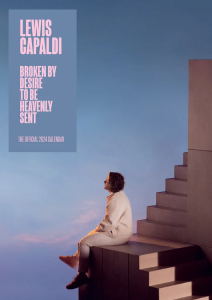 Lewis Capaldi - Lewis Capaldi 2024 A3 Calendar ryhmässä -Start Merch @ Bengans Skivbutik AB (4406393)