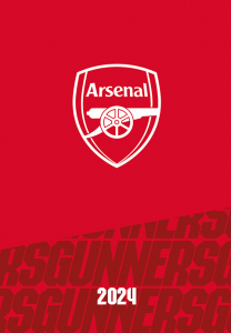 Arsenal Fc - Arsenal Fc 2024 A5 Diary ryhmässä -Start Merch @ Bengans Skivbutik AB (4406433)