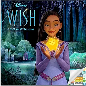 Disney - Disney Wish 2024 Square Calendar ryhmässä -Start Merch @ Bengans Skivbutik AB (4406467)