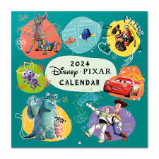 Pixar - Pixar Movies 2024 Square Calendar (Multi ryhmässä -Start Merch @ Bengans Skivbutik AB (4406470)