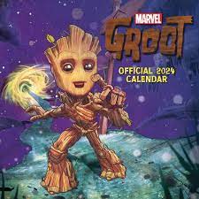 Marvel - Marvel: I Am Groot 2024 Square Calendar ryhmässä -Start Merch @ Bengans Skivbutik AB (4406481)