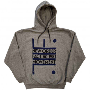 New Order - Unisex Pullover Hoodie: Movement ryhmässä Minishops / New Order @ Bengans Skivbutik AB (4414419r)