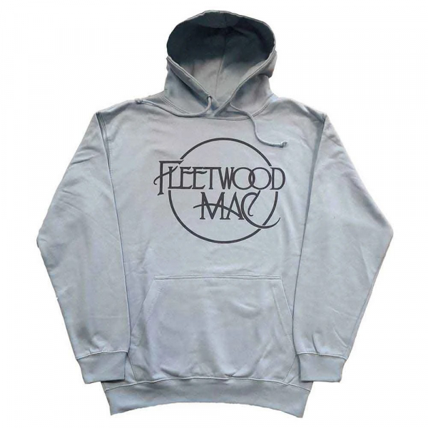 Fleetwood Mac - Classic Logo (Light Blue) Uni Pullover Hoodie ryhmässä MERCH / Vaatteet / Hupparit @ Bengans Skivbutik AB (4414432r)