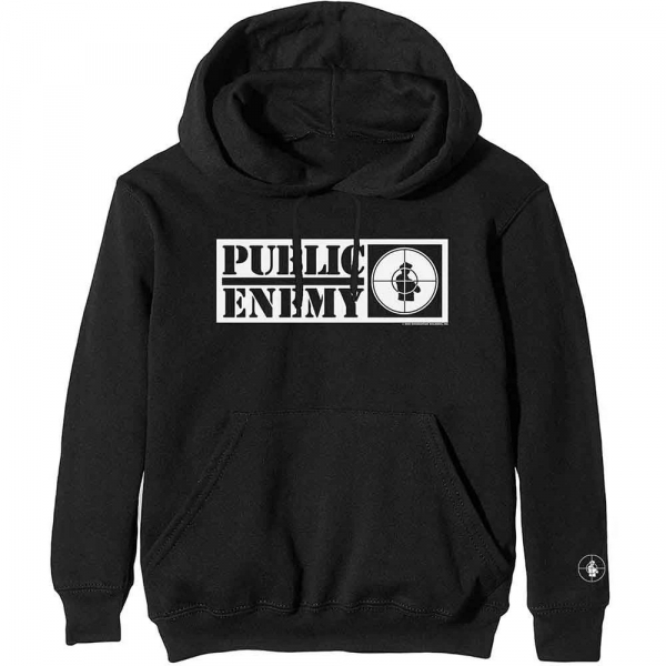 Public Enemy - Crosshairs Logo Uni Pullover Hoodie ryhmässä MERCH / Vaatteet / Hupparit @ Bengans Skivbutik AB (4414444r)