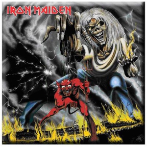 Iron Maiden - Iron Maiden Fridge Magnet: Number Of The ryhmässä Minishops / Iron Maiden @ Bengans Skivbutik AB (457539)
