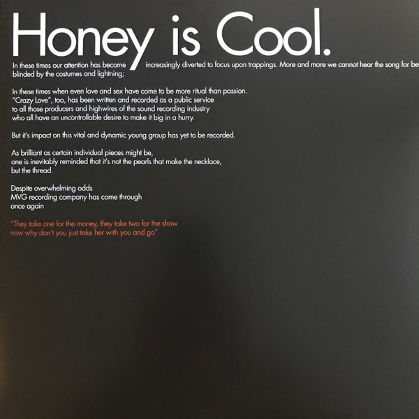 Honey Is Cool - Crazy love ryhmässä VINYYLI / Myydyimmät @ Bengans Skivbutik AB (489371)