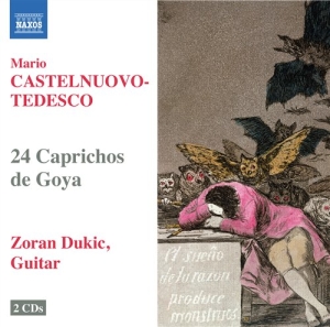 Castelnuovo-Tedesco - 24 Capriches De Goya ryhmässä CD @ Bengans Skivbutik AB (500463)