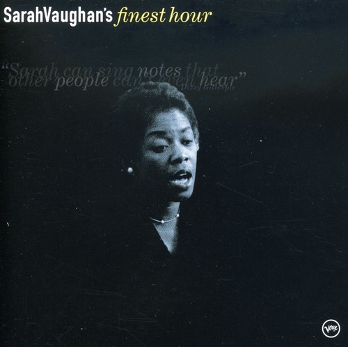 Sarah Vaughan - Finest Hour ryhmässä CD / Jazz/Blues @ Bengans Skivbutik AB (500665)